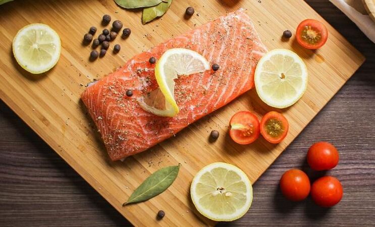 Рыба и овощи для похудения